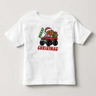 Lebkuchen Frohe Weihnachten Lastwagen Kleinkind T-shirt
