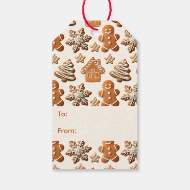 Lebkuchen Geschenkanhänger (Rückseite)