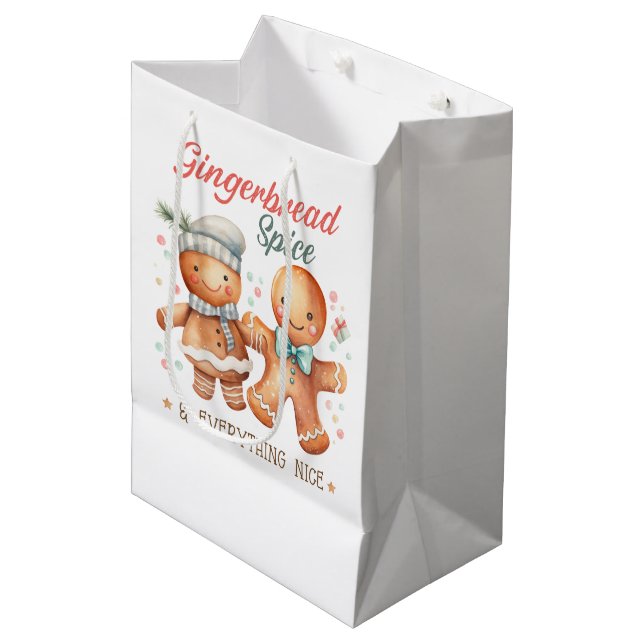 Lebkuchen Gewürz und alles Nizza Mittlere Geschenktüte (Vorderseite Schrägansicht)