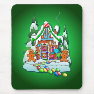 LEBKUCHEN-HAUS durch SHARON SHARPE Mousepad
