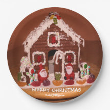 Lebkuchen-Haus-Pappteller
