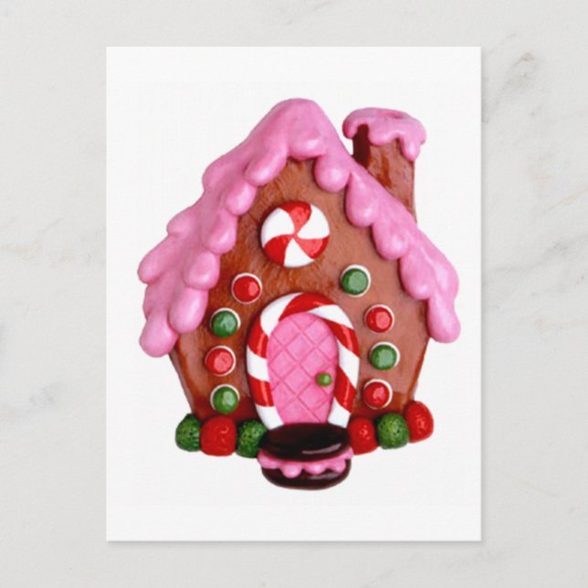 Lebkuchen-Haus Postkarte (Vorderseite)