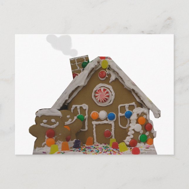 Lebkuchen-Haus Postkarte (Vorderseite)