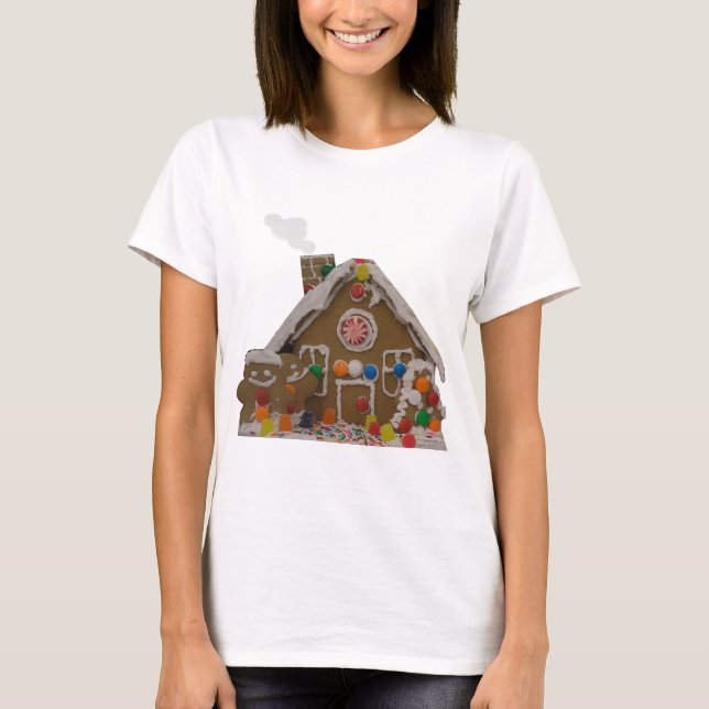 Lebkuchen-Haus T-Shirt (Vorderseite)