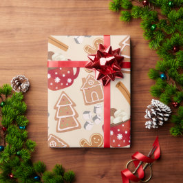 Lebkuchen & Heiße Schokolade Geschenkpapier