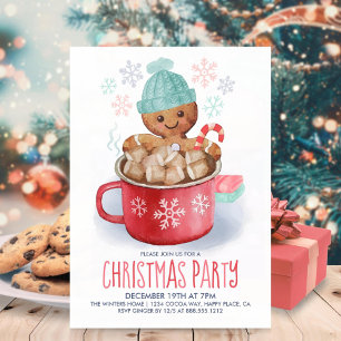 Lebkuchen & Hot Chocolate Weihnachtsfeier Einladung