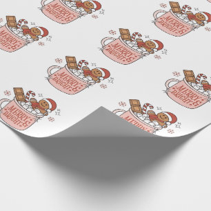 Lebkuchen im Badewanne von Kakao Merry & Bright Geschenkpapier
