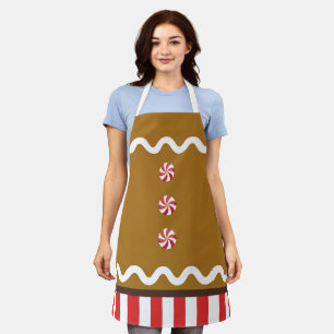 Lebkuchen in der gesamten Print-Schürze Schürze