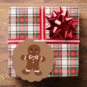 Lebkuchen-Junge-Geschenkanhänger Papier-Ornament Ornament Karte