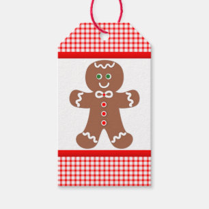 Lebkuchen-Jungen-Weihnachten Geschenkanhänger
