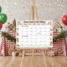 Lebkuchen-Kalender "Rate Babys Geburtstag"