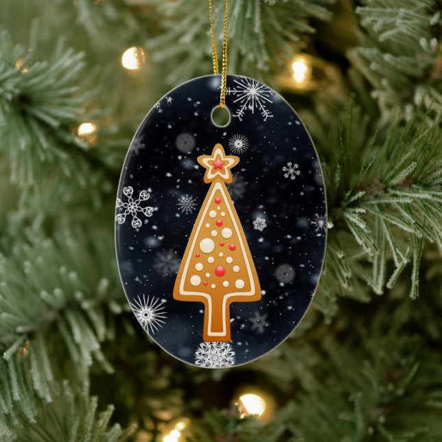 Lebkuchen Keramik Ornament (Baum)