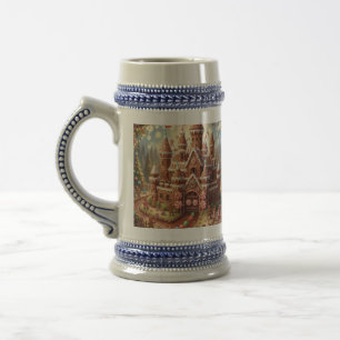 Lebkuchen-Königreich-Tasse – Whimsical Candy Cast Bierglas