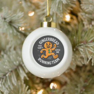 Lebkuchen-Laufteam Keramik Kugel-Ornament