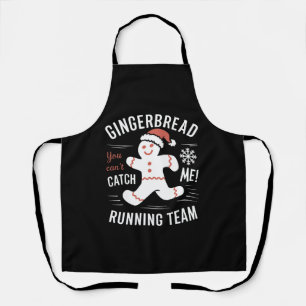 Lebkuchen-Laufteam-Weihnachtshumor Schürze
