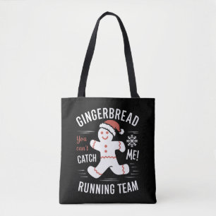 Lebkuchen Laufteam Weihnachtshumor Tasche