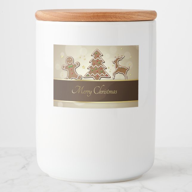 Lebkuchen Lebensmitteletikett (Vorderseite)