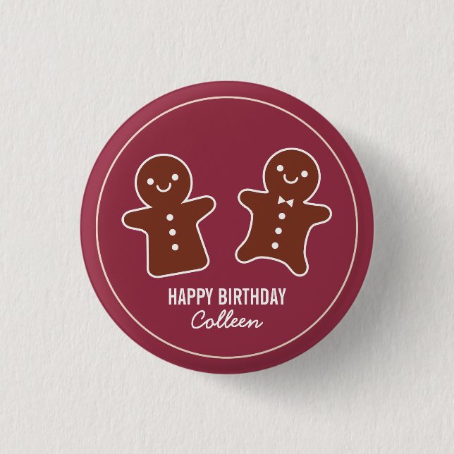 Lebkuchen-Leckereien Button (Vorderseite)