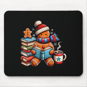 Lebkuchen Lesebuch Liebhaber Weihnachten Bücherwur Mousepad