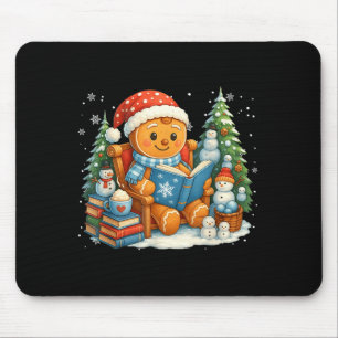 Lebkuchen Lesebuch Liebhaber Weihnachten Bücherwur Mousepad