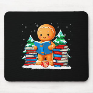 Lebkuchen-Lesebücher Bibliothekare Frohe Weihnacht Mousepad