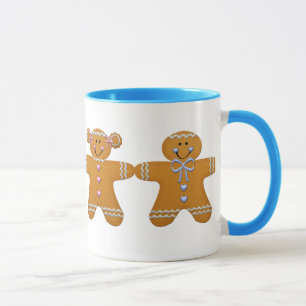 Lebkuchen-Mädchen u. Jungen-Tasse Tasse