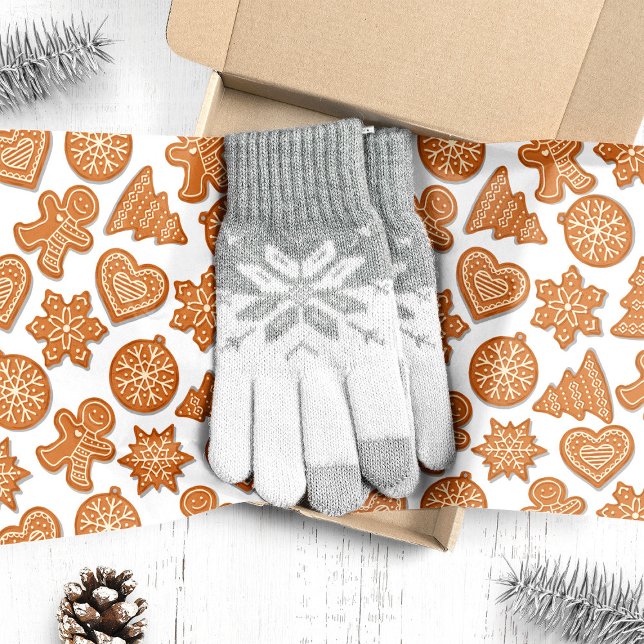 Lebkuchen Mann Cookies Niedlich Weihnachten Seidenpapier (Von Creator hochgeladen)