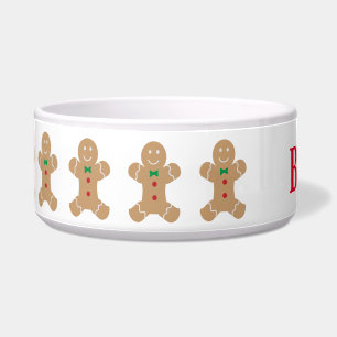 Lebkuchen Mann mit Individuelle Name Napf