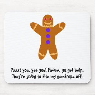 Lebkuchen-Mann Mousepad