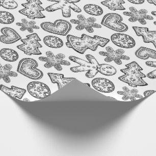 Lebkuchen-Mann-Weihnachtsplätzchen Geschenkpapier