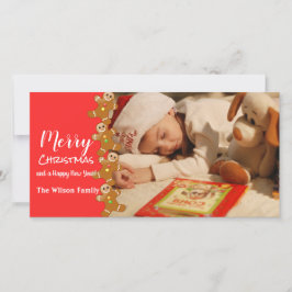 Lebkuchen Männer Foto Grüße Feiertagskarte