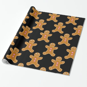 Lebkuchen-Männer Geschenkpapier