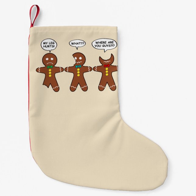 Lebkuchen Männer mein Lauch Hurd Kleiner Weihnachtsstrumpf (Vorderseite)