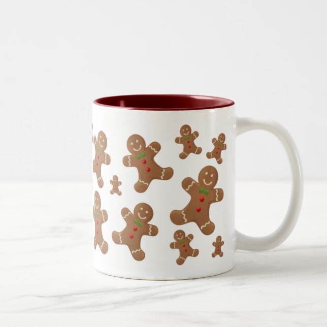 LEBKUCHEN-MÄNNER ZWEIFARBIGE TASSE (Rechts)