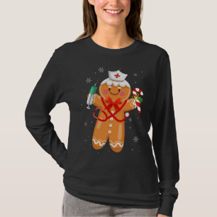 Lebkuchen Nurse Weihnachtskekse Backen Ernährung T-Shirt