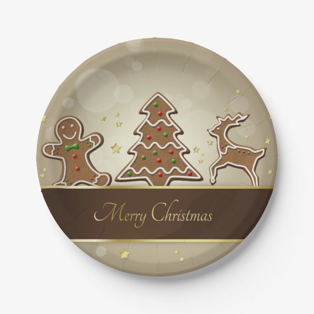 Lebkuchen Pappteller (Vorderseite)