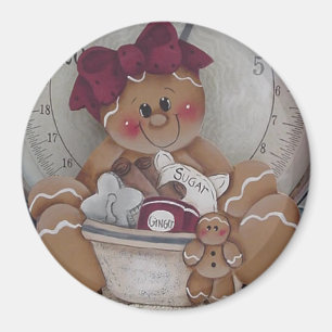 Lebkuchen-Plätzchen-Bäcker-Magnet Magnet