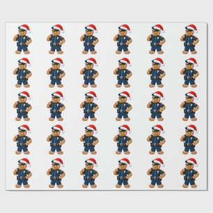 Lebkuchen-Polizist Weihnachten 2026 Urlaub Geschenkpapier