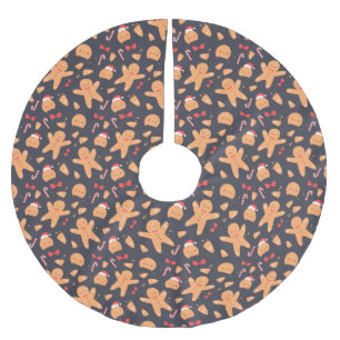 Lebkuchen Polyester Weihnachtsbaumdecke