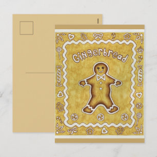 Lebkuchen-Postkarten Feiertagspostkarte