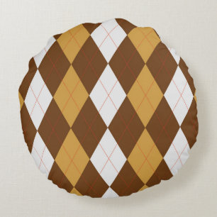 Lebkuchen Raute Rundkissen Rundes Kissen