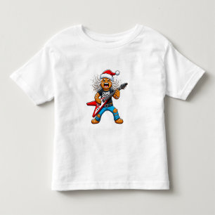 Lebkuchen Rock Gitarre Weihnachten 2026 Urlaub  Kleinkind T-shirt