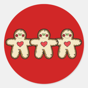 Lebkuchen Runder Aufkleber