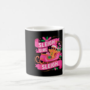 Lebkuchen-Schlitten-Mädchen Nk Lustige Weihnachten Kaffeetasse