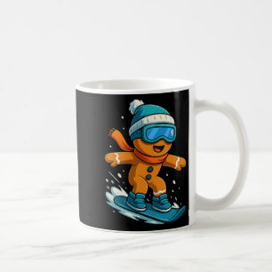 Lebkuchen-Schneebrettfahrer-Weihnachten-Ferien-Sch Kaffeetasse