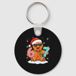 Lebkuchen Six Seven Bruh Lustiges Weihnachts-Meme  Schlüsselanhänger