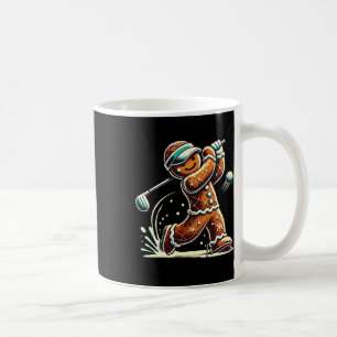 Lebkuchen spielt Golfball Weihnachten Golf Liebhab Kaffeetasse
