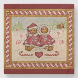 Lebkuchen-Steinuntersetzer Steinuntersetzer