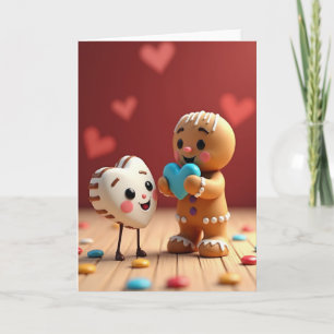 Lebkuchen Süße Liebeskarte Karte