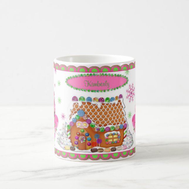 LEBKUCHEN-TASSE - PERSONIFIZIEREN SIE NAMEN - KAFFEETASSE (Mittel)